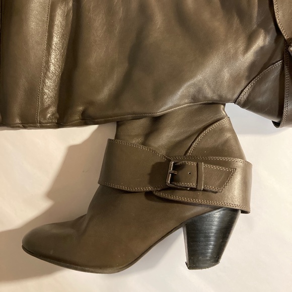 Aldo grey/brown over the knee boots, size 40/9 - Picture 2 of 5